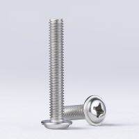 M5 M6 Cross head with pad head screw 20 100Pcs 304 stainless steel computer screw big head small screw parafuso vis