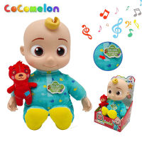 Cocomelon JJ ดนตรีตุ๊กตาหนานุ่ม26ซม./10in เด็กตุ๊กตาตุ๊กตาเด็กการศึกษาวันเกิดช่วยในการนอนหลับของเล่นของขวัญกับกล่องของขวัญ