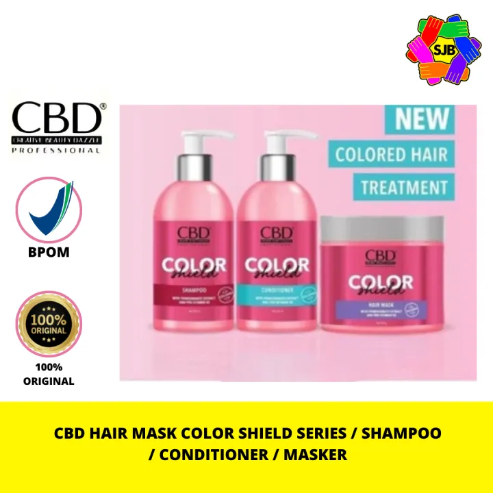 CBD HAIR MASK COLOR SHIELD SERIES / SHAMPOO / CONDITIONER / MASKER