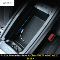 Central Control กล่องเก็บของคอนเทนเนอร์ถาดสำหรับ Benz A Class W177 A200 A220 2019-2022อุปกรณ์เสริมภายใน