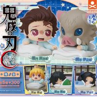 ตุ๊กตาขยับแขนขาได้ฆ่าปีศาจ Gashapon ตัวเลขนอน6 Kawaii Agatsuma Zenitsu Kanawo แคปซูลของขวัญ