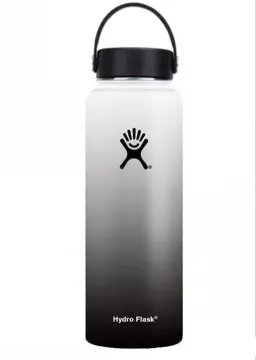 White to black ombre hydro sale flask