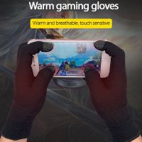 【jw】✚™♚  2pcs Thumb Sleeve Fingertip Gloves Sensitive Proof Non-Scratch for Game Accessories