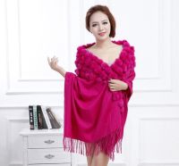 ；【‘；- Women New Cashmere Pashmina Warm Shawl Soft Scarf With Tassels Autumn Spring Winter Mantilla Female Mujer Bufanda Cape