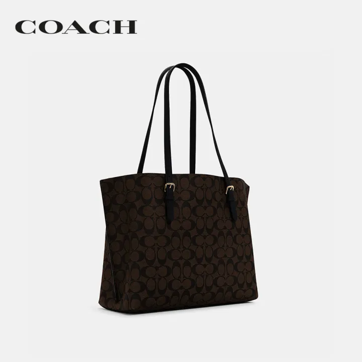 coach-กระเป๋าทรงสี่เหลี่ยมผู้หญิงรุ่น-mollie-tote-in-signature-canvas-สีน้ำตาล-1665-imaa8