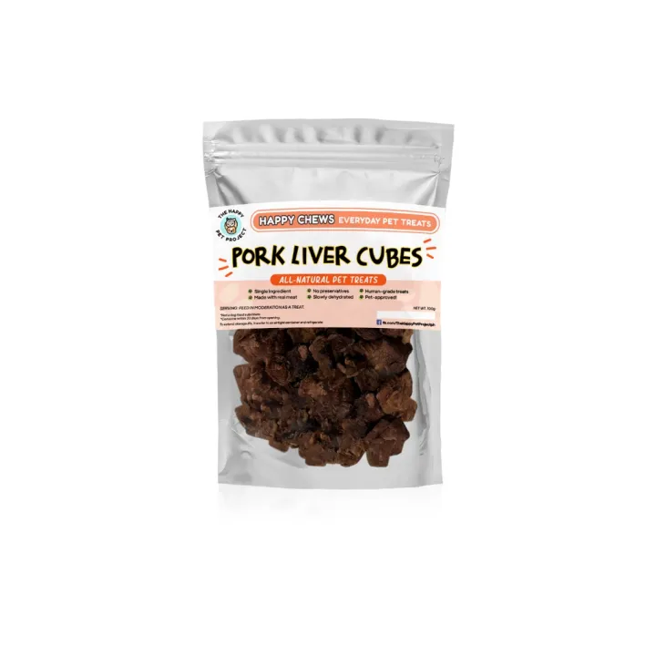 Pork Liver Cubes Single Ingredient Pet Treats Munchies 100g | Lazada PH