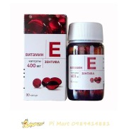 Vitamin E đỏ Nga 400iu lọ 30 viên