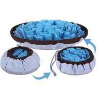 ∈☂□ Pet Dog Snuffle Mat Smell Training Sniffing Pad Dog Puzzle Toy Slow Feeding Bowl Food Dispenser Adjustable Waterproof Food Mat