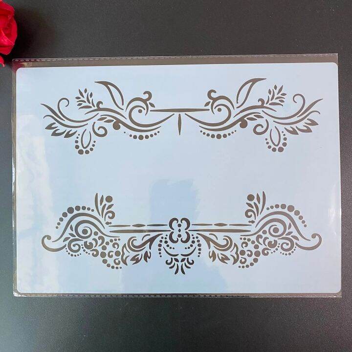 Wall Painting Template.）DIY Stencils Wall Painting Scrapbook Coloring