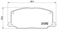 ผ้าดิสเบรคหน้า LEXUS ES250 1989-1991 TOYOTA CAMRY SV20 1986- CORONA AT171 ST171 1987-1992 CELICA ST184 1989- NTN