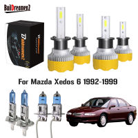 4 X LED Halogen Lamp Headlamp 12V Replacement Car Headlight High Low Beam For Mazda Xedos 6 Eunos 500 1992-1999