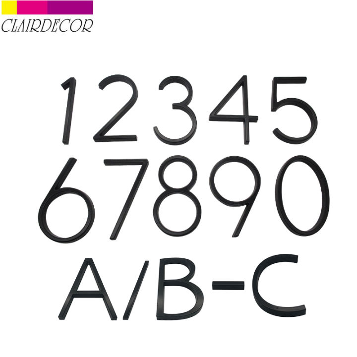 127-มม-ลอยบ้านตัวอักษรขนาดใหญ่ประตูโมเดิร์นตัวอักษรบ้านกลางแจ้ง-5-นิ้วสีดำตัวเลขที่อยู่แผ่นป้าย-dash-slash-sign-0-9-zptcm3861