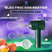 GoodYes เครื่องตีไข่ไร้สาย เครื่องตีแป้ง ปรับความเร็วได้ 3 ระดับ USB eggbeater เครื่องตีไข่ไฟฟ้า แถม หัวตีแป้ง2 หัว