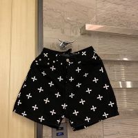 80-200 kg big yards bull-puncher knickers female summer new spice shorts of black printing straight cross A word