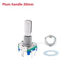 5PCS Plum Handle 20mm Rotary Encoder Coding Switch / EC11 / Digital Potentiometer With Switch 5 Pin Q