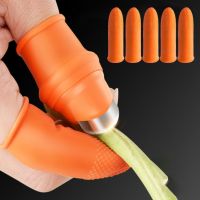 ◐ﺴ 1set Silicone Finger Protector Knife Set Vegetable Fruit Pickle Picker Iron Nail Pick Grape Picker for Garden Orchard Patch