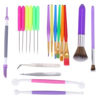 11 Pcs Cake Decorating Brushes Tools Set Cookie Decorating Brushes Fondant Decorating Tools Fondant Decoration Supplies