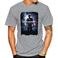 Mens Official Cotton T Shirt Uncharted 4 A Thiefs End Cover Fashion Casual Print Shirt New