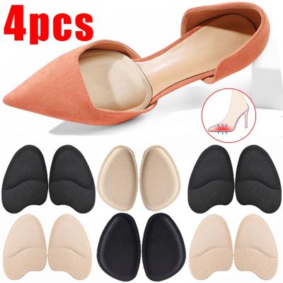 High Heels Non-slip Front Sole Pads Womens Sponge Thickened Shoe Pads 6D Slow Pressure Insole Anti-pain Orthopedic Half Pads Shoes Accessories