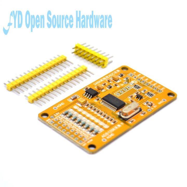 1pcs-updated-ads1256-24-adc8-road-ad-precision-adc-data-acquisition-module