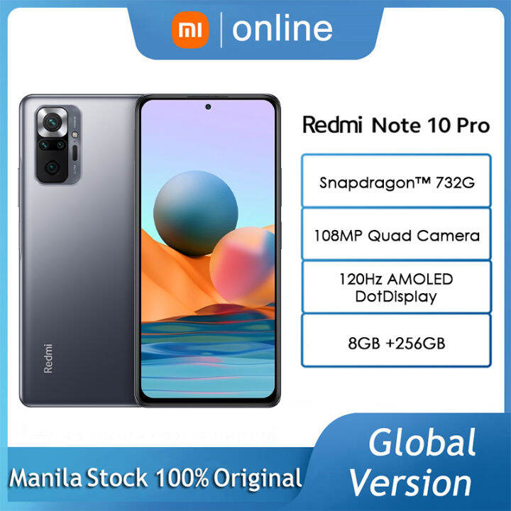 XIAOMI Redmi Note 10 Pro 8GB+256GB Global Version 108MP Quad Camera