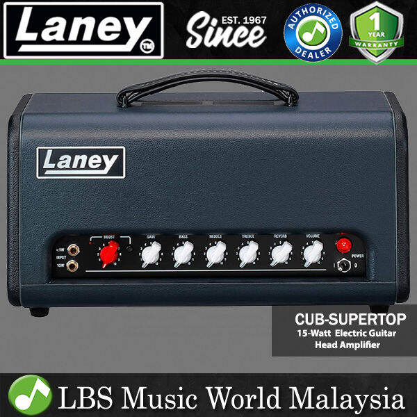 Laney CUB-SUPERTOP 15 Watt All Tube Speaker Amp Electric Guitar