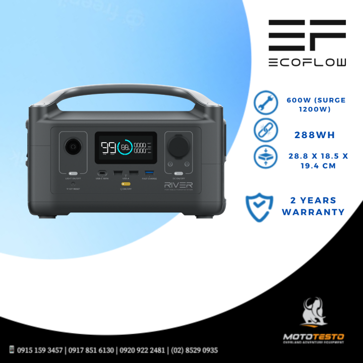 EcoFlow RIVER 288Wh 220V Portable Power Station FREE BAG Lazada PH