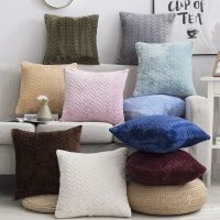 【CW】▫✢๑  43x43cm Short Cushion Cover Color Throw Sofa Lumbar Pillowcase