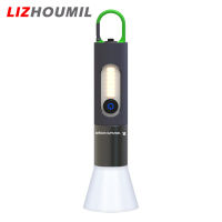 LIZHOUMIL ไฟฉาย Usb ชาร์จได้,พวงกุญแจอเนกประสงค์ P50แสงแข็งแรงกันน้ำไฟฉายสำหรับตั้งแคมป์กลางแจ้ง