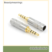 ✈️Ready Stock✈ แฟชั่น4 POLE 3.5MM STEREO Headphone MALE PLUG JACK Audio solders CONNECTOR