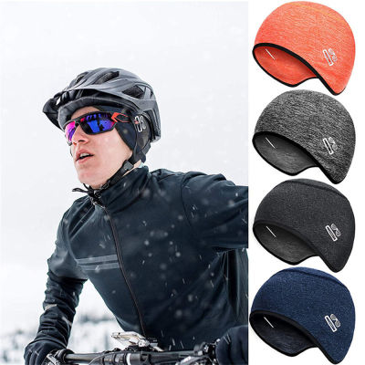 หมวกคลุมหัวกันลมสำหรับผู้ชาย,อุปกรณ์เสริมหมวกกันน็อคสำหรับสกีภูเขาวิ่งกันลมฤดูหนาวขี่จักรยาน