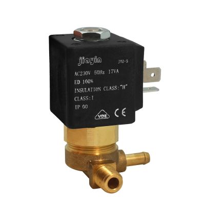 JYZ-5 Jiayin 2/2 Way AC 230V 50Hz G1/8" Normally Closed Electromagnetic Solenoid Valve for Water Gas Stream Valves
