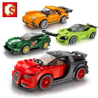 [UFW toys] SEMBO BLOCK No.607014 Famous Car +1pc L e g o people