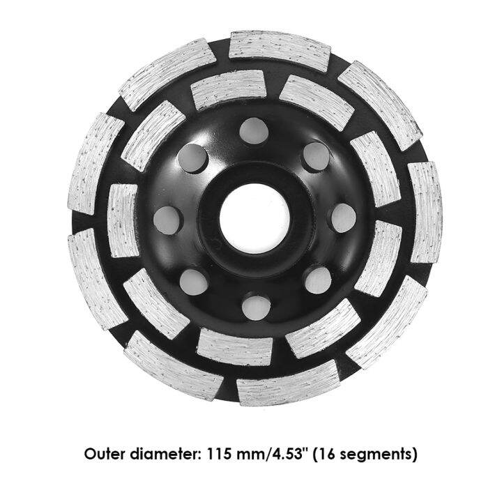 ล้อบดส่วนเพชร115-125-180มม-เครื่องบดกระเบื้องอิฐหินสองแถวเครื่องมือหินเซรามิคหินคอนกรีตแกรนิต