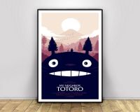 ญี่ปุ่นอะนิเมะ Tonari No Totoro เพื่อนบ้านของฉัน Totoro Miyazaki Hayao Series Art โปสเตอร์ Wall Decor ผ้าใบพิมพ์ (ไม่มีกรอบ) #1