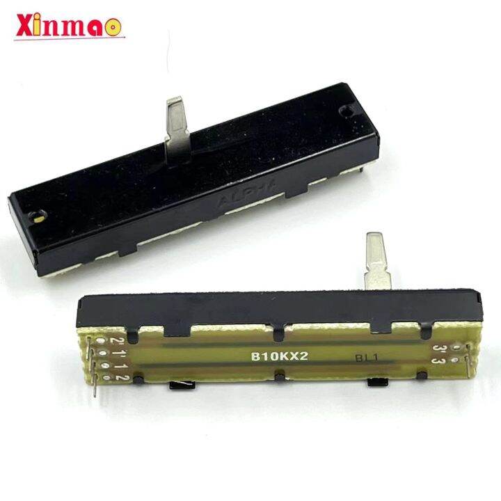 Taiwan alpha stage lighting pusher 7.3cm sliding potentiometer duplex