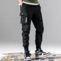 CODaith62sfe 【S-5XL】High Quality Mens Cargo Pocket Pants For Men Korean Style Loose Feet Harlan Pants Unisex Jogging Sports Trousers