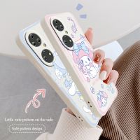 Nana Ko P50เคสสำหรับหัวเหว่ยโทรศัพท์,P30 P40 P20 Pro Lite Y9S Y9 Y9A Y6 Nova Y70 5T 9 5G Melody Cinnamoroll Art ปลอกเชือกน้ำน่ารัก