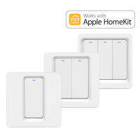 Homekit สวิตช์อัจฉริยะ Wi-Fi แบบไม่มีไฟมาตรฐานยุโรป