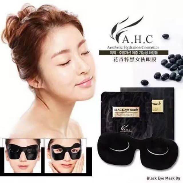 【现货】AHC Black Eye Mask 8gx5ea 黑眼膜 保湿去黑眼圈紧致抗皱 Lazada
