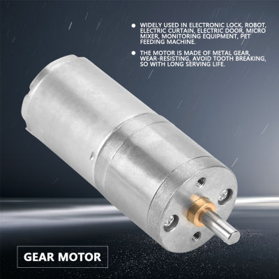 DC Gear Motor 1Pcs Motor 25mm for Electronic Lock