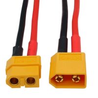 1set XT60 XT-60 Male+Female Bullet Connectors Plugs with Silicon 14 AWG Wire For RC Lipo Battery (1 pair) Banana Plug ConnectorsWires Leads Adapters