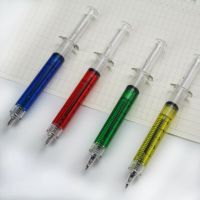 Injection Shape Ballpen Doctor Pen Office School Stationery Pen Syringe Needle Ballpoint Pen Write Tool Nurse Needle Ball Point Pens