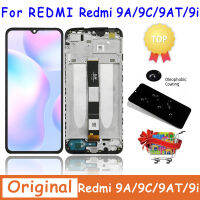 Original 10จุด Touch สำหรับเหมาะสำหรับ Xiaomi Redmi 9A 9C จอแสดงผล LCD Touch Digitizer Assembly Repair Parts สำหรับ Redmi 9AT 9i LCD