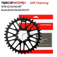 จานจักรยานเสือภูเขาจักรยานเสือหมอบ GXP,จาน Chainring 32T/34T/36T/38T/40T/42T/46T/50T/52T MTB อุปกรณ์เสริมสำหรับจักรยาน