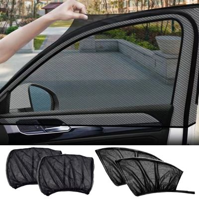 【LZ】 2PCS Sedan/SUV Car Sun Shade Styling Accessories Auto UV Protect Curtain Side Window Sunshade Mesh Sun Visor Protection Films