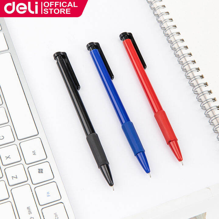 Deli Ballpen Gel Pen Ballpoint Pen Refillable For School Supplies 0.7mm