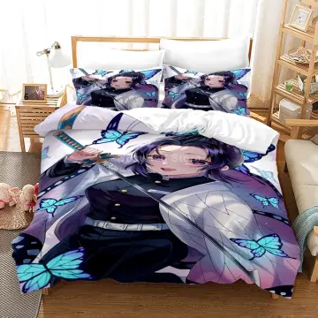 Buy Duvet Cover Twin Bedding Set Anime Bedding Washed Microfiber 3 Printed Bed  Set No Comforter Online at desertcartINDIA