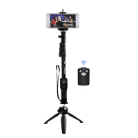 Fosoto FT-777 Selfie Stick Monopod Stand Base Fosoto Bluetooth-Compatible 50 "Vs Handheld For Tripod Gopro Dslr Camera Phone