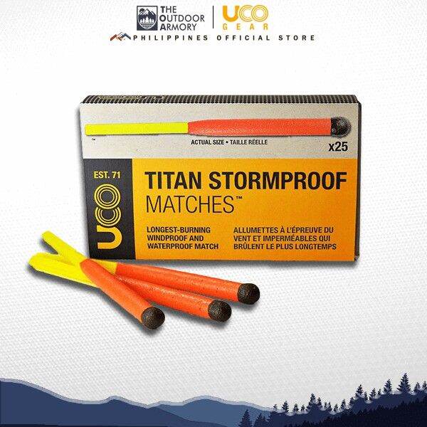 UCO Gear Titan Stormproof Matches 25Count Pack of 1 Lazada PH